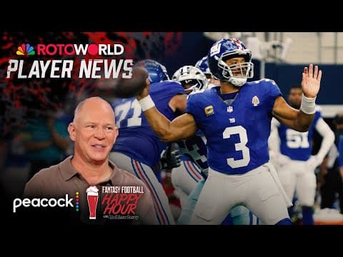 Russell Wilson, Giants passing game shows out vs. Cowboys | Fantasy Football Happy Hour | NFL on NBC