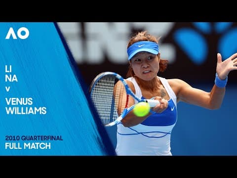 Li Na v Venus Williams Full Match | Australian Open 2010 Quarterfinal