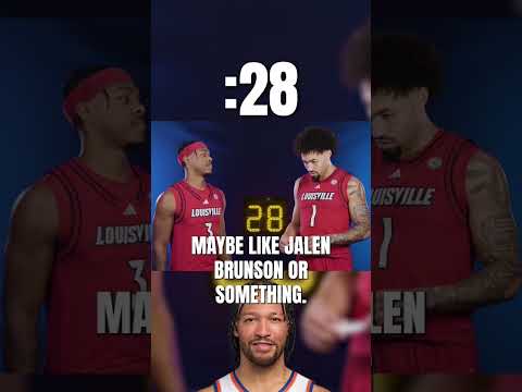 Get to know Louisville's J'Vonne Hadley & Ryan Conwell in our Beat the Buzzer Challenge! #Louisville