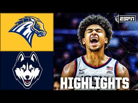 New Haven Chargers vs. UConn Huskies | Full Game Highlights | ESPN College Basketball
