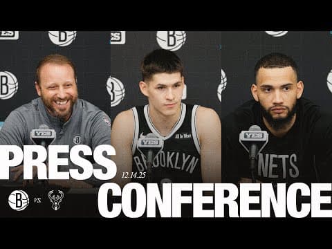Steve Hetzel, Egor Dëmin, and Tyrese Martin Post Game Press Conferences vs Milwaukee