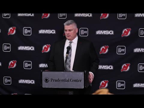 Keefe, Luke, Jesper and Markstrom after 8-4 loss to Bolts