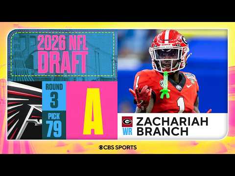 Falcons select Zachariah Branch in Third Round | 2026 NFL Draft Grades & Reaction