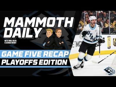 Mammoth Daily | Apr. 30, 2026: Game Five Double OT, Matt and Dom's Thoughts, Other Game Fives