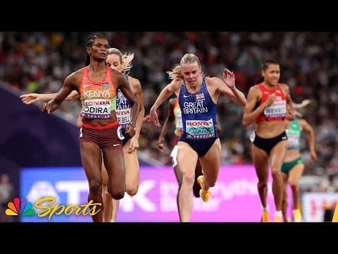 Championship record SHOCKS 800m fave Hodgkinson in speedy women's final in Tokyo | NBC Sports