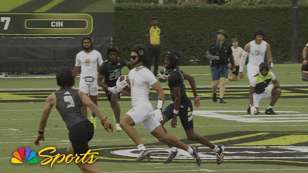 2028 No.1 prospect Brysen Wright shows out Day 1 of OT7 Championships | NBC Sports