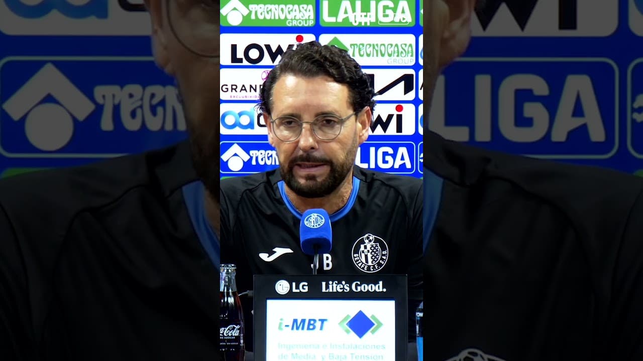 Con derecho de pensar en 𝐚𝐥𝐠𝐨 𝐦𝐚́𝐬 💭 | José Bordalás en rueda de prensa