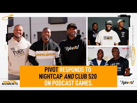 The Pivot responds to Shannon Sharpe, Ocho, Club 520 and others in the podcast challenge.  