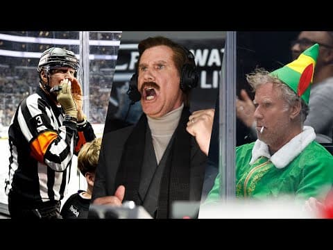 He’s an angry elf!  Best NHL moments from Will Ferrell
