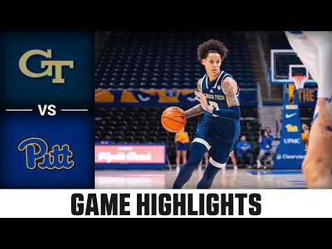Georgia Tech vs. Pitt Game Highlights | 2025-26 ACC Women's Basketball