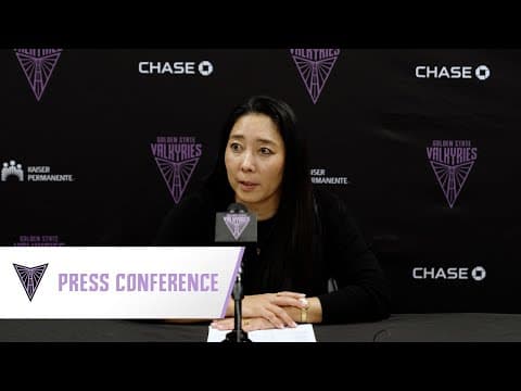 Natalie Nakase On Golden State Valkyries Loss at Minnesota Lynx | September 11, 2025