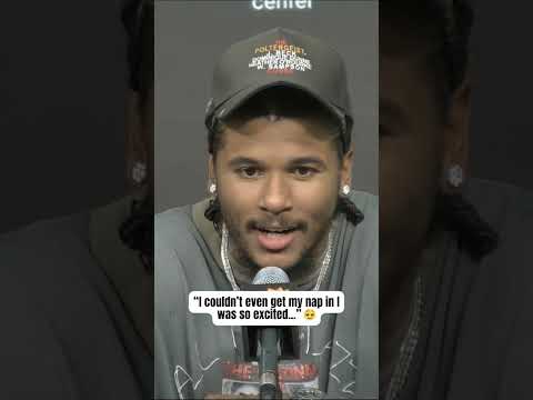 Bro was kicking his feet for his season debut 🤭