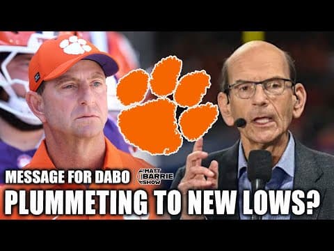 Paul Finebaum’s SHOCKING advice for Dabo Swinney …  Is it time to leave?! | The Matt Barrie Show