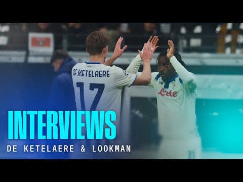 La felicità di De Ketelaere e Lookman dopo Eintracht Francoforte-Atalanta | UCL MD5 League Phase-SUB