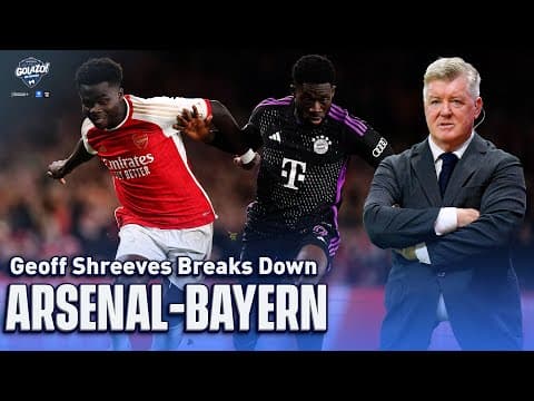 Geoff Shreeves Reacts To Arsenal's 2-2 Draw Against Bayern Munich | CBS Sports Golazo