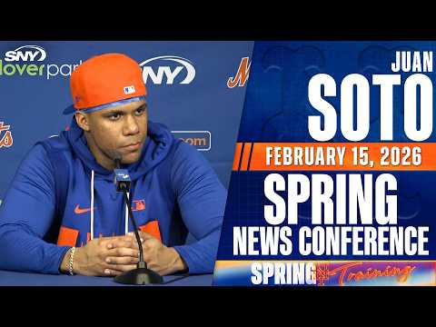 Juan Soto on Mets additions, shifting to LF, Francisco Lindor relationship, moving on from 2025
