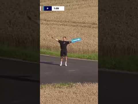 🪧 A dream job for this guy at the Tour of Denmark 😂➡️ #cycling #roadcycling #denmark