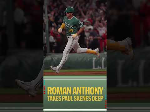 Field view of Roman Anthony's home run off of Paul Skenes 😯