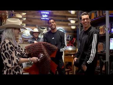 Watch Cade Cowell & Justin Che Make Their Own Cowboy Hats in Texas