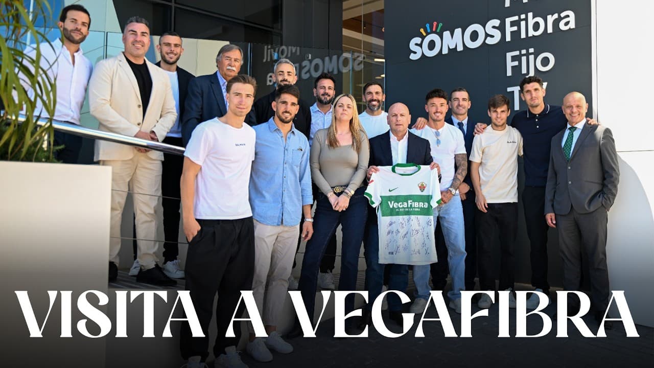 🎥 Visita oficial a VegaFibra, main sponsor del Elche CF