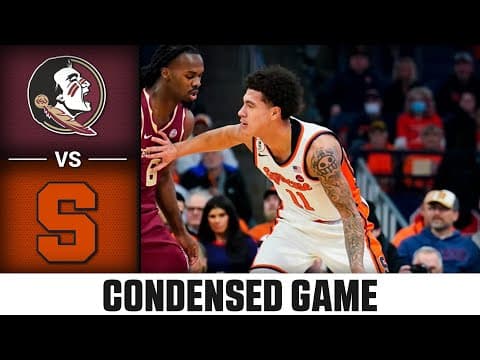 Florida State vs. Syracuse Condensed Game | 2025-26 ACC Men’s Basketball