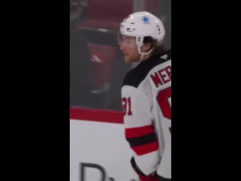 Dawson Mercer with a Short Goal vs. Chicago Blackhawks