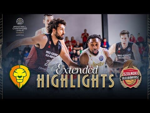 Patrioti Levice v NHSZ-Szolnoki Olajbanyasz | Full Game Highlights | #BasketballCL 2025-26