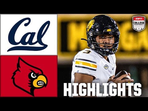 California Golden Bears vs. Louisville Cardinals | Full Game Highlights | ESPN College Football