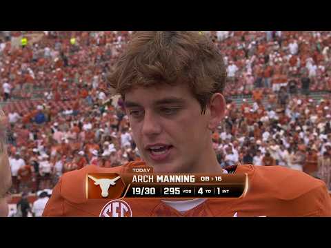 Arch Manning calls his 5-TD game vs. San Jose State 'SLOPPY' 😳 | ESPN College Football