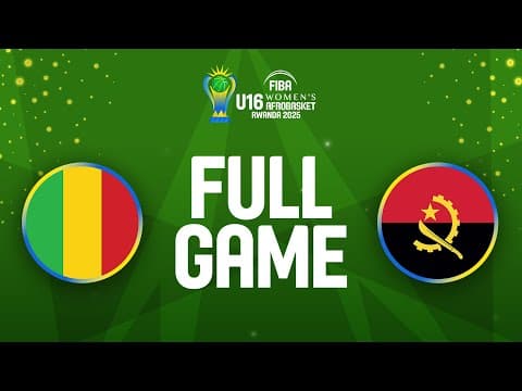 LIVE - Mali v Angola | FIBA U16 Women's AfroBasket 2025 | Quarter-Finals