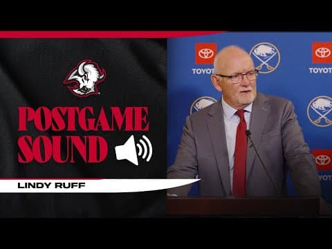 "A Huge Save Can Turn Momentum" | Lindy Ruff Praises Buffalo Sabres Goaltender Alex Lyon After Win