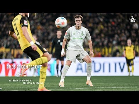PRESSEKONFERENZ NACH DORTMUND I Borussia Dortmund VS. SV Werder Bremen