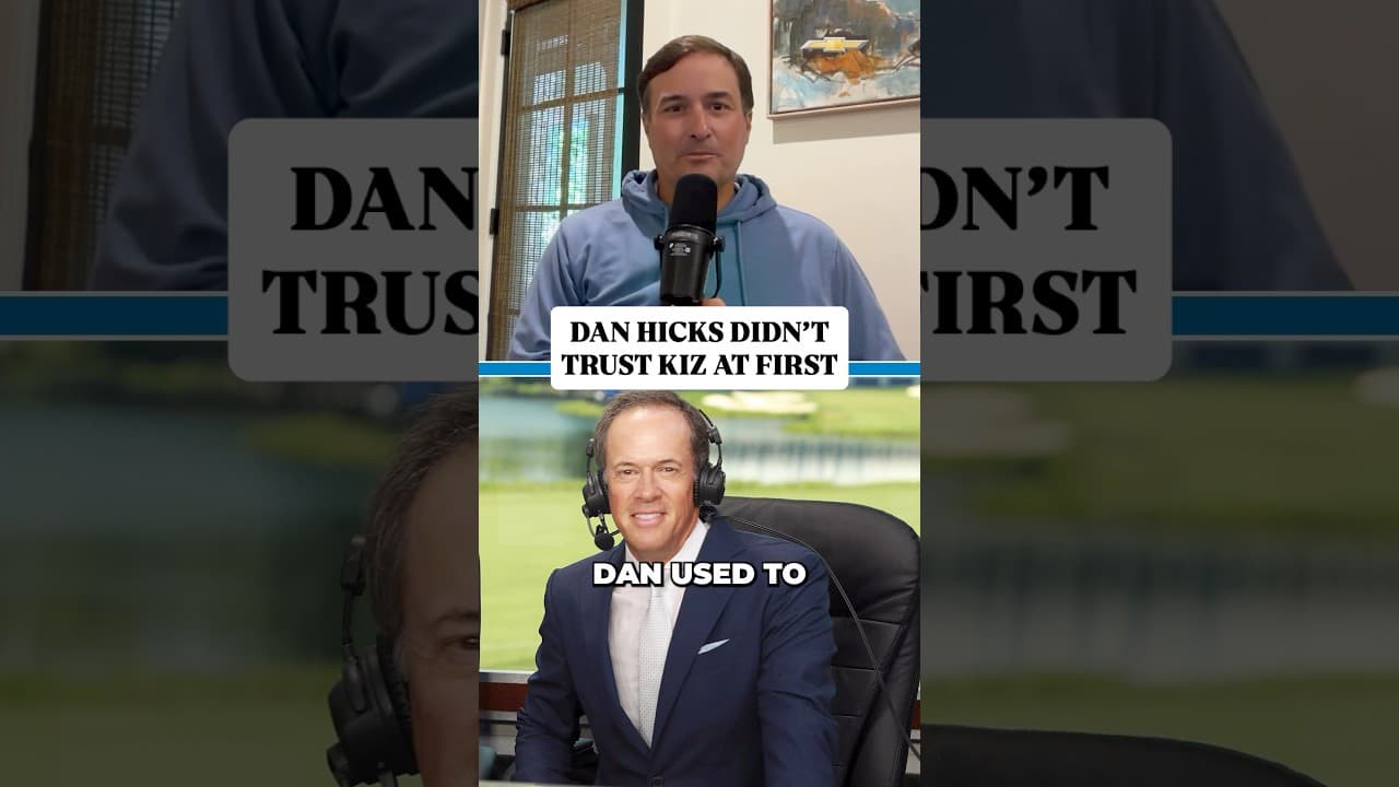 Dan Hicks didn’t trust Kiz when he first started in the booth 💀 Presented by @Chevrolet #Ad