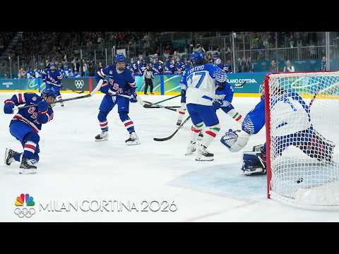 Kendall Coyne Schofield nets her second, USA's third vs. Itly | Winter Olympics 2026 | NBC Sports