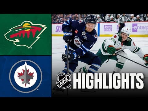 NHL Preseason Highlights | Wild vs. Jets | September 21, 2025