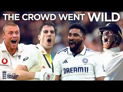 When The Crowd Went Wild | Spine-Tingling Test Moments