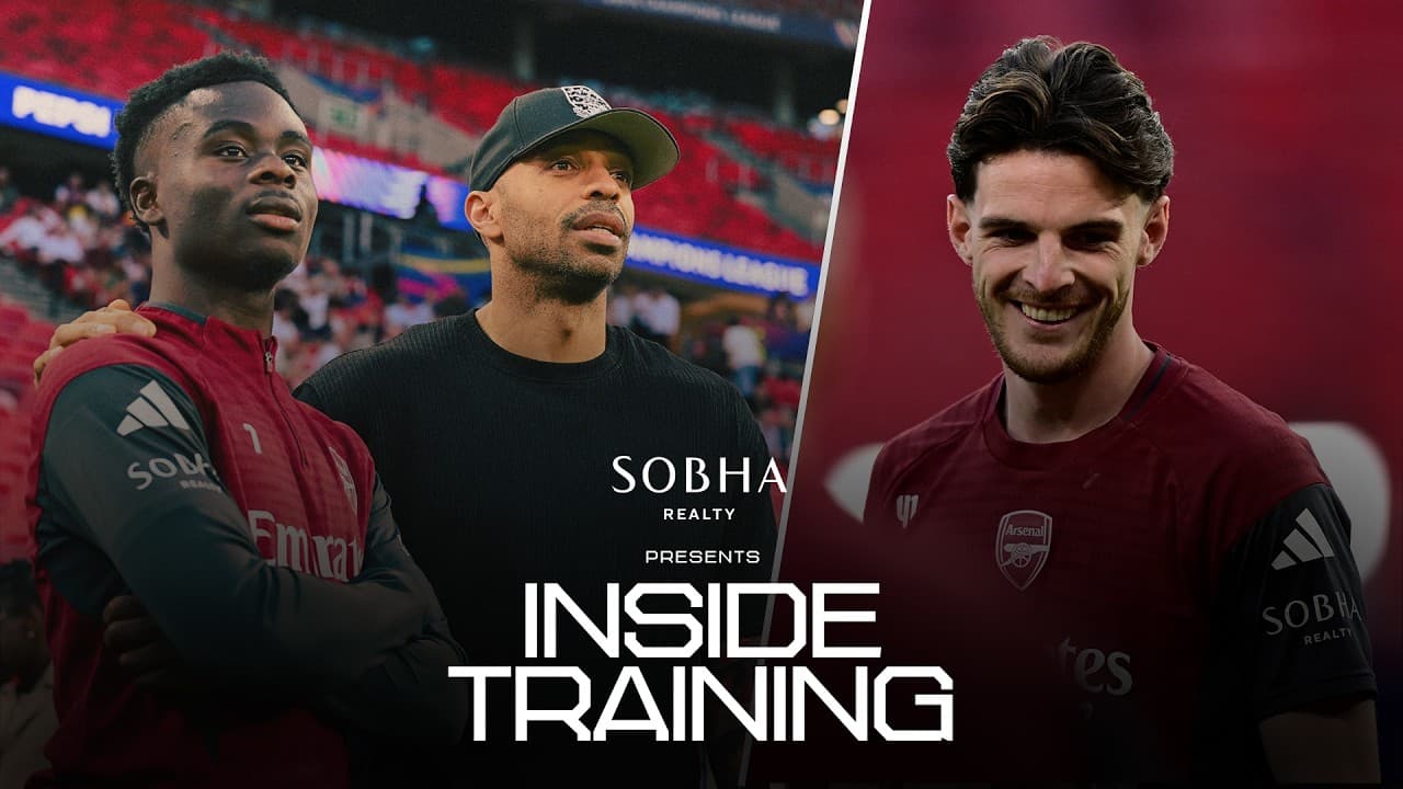 ARSENAL STARS GET READY FOR CHAMPIONS LEAGUE FINAL 💪 |  Prepping for PSG |  INSIDE TRAINING