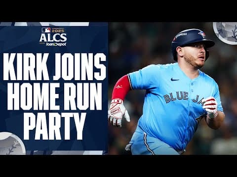 Alejandro Kirk joins the party with a three-run smash for the Blue Jays 🥳