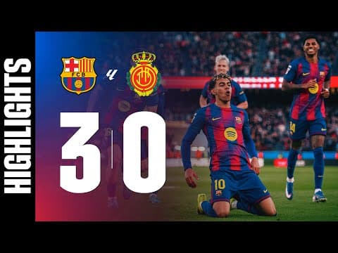 FC BARCELONA 3 vs 0 MALLORCA | LALIGA 2025/26 MD23 🔵🔴