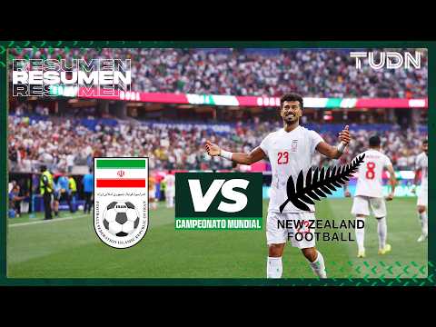 ¡Irán y Nueva Zelanda empatan 2-2 en un partido lleno de emociones! | TUDN