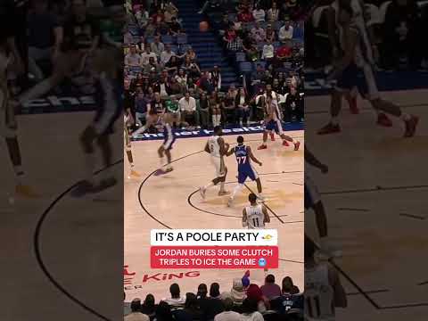 Jordan Poole was feeling it in the 4th 🥶