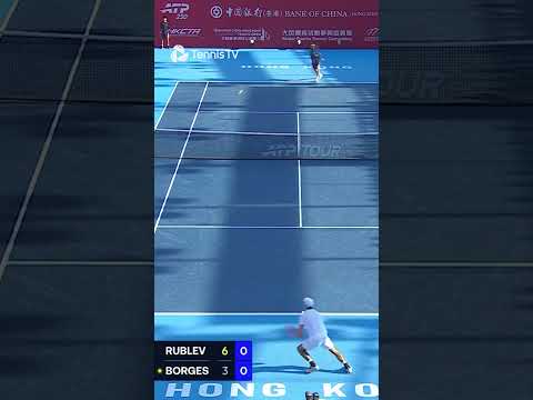Andrey Rublev is everywhere 🏃‍♂️ #Tennis #atptour #andreyrublev #sports #highlights