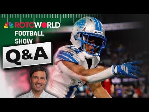 NFL Fantasy Football Q&A for Week 6 with Denny Carter (10/10/25) | Rotoworld Football Show