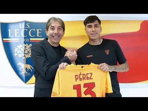 Conferenza stampa di presentazione di Matías Pérez