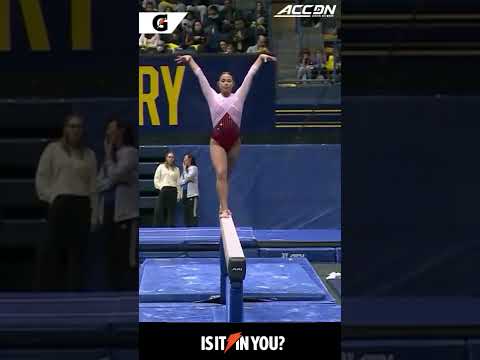 Adasyn Tackett under control on the beam🤸‍♀️ #ncstate #collegegymnastics #accgymnastics #gymnastics