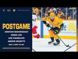 Marchessault, Josi, Evangelista & Brunette - Postgame: March. 2, 2026