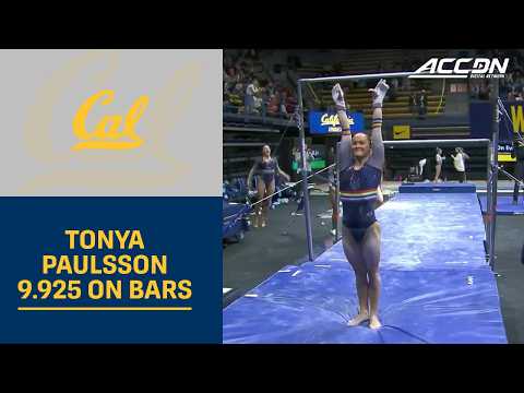 Cal's Tonya Paulsson Takes 1st On Bars With A 9.925 | 2026 ACC Gymnastics
