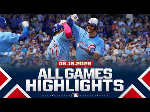 Highlights from ALL GAMES on 6/19 (Cam Schlittler K's 13 BATTERS, Cubs score 16 RUNS and MORE!)