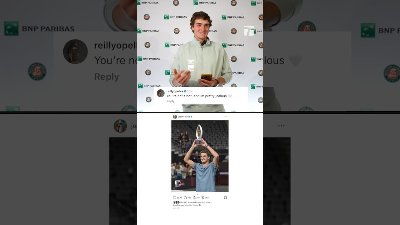 not too much in the comments 😂 #tennis #tennisplayer #joaofonseca #valentinvacherot