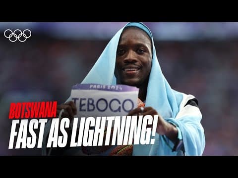 First Gold Ever for Botswana! 🥇🇧🇼 | Best of Botswana at #paris2024 | Anthems